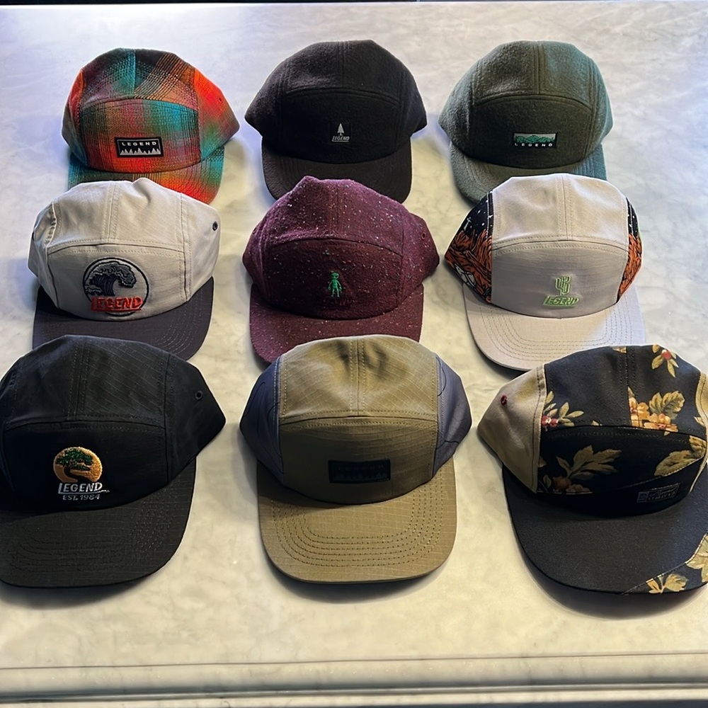 Legend five panel hat. Vintage floral pattern limited edition - Picture 2 of 6